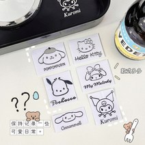 ⭐️재입고⭐️ 산리오 메탈릭 빅사이즈 도무송 스티커 (+디자인 추가), 헬로키티