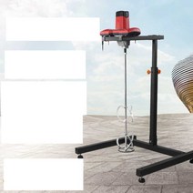 드릴 믹서 거치대 반죽기 브래킷 랙 시멘트 혼합기, 기기 + 60cm 아연 도금 이중 산 기둥