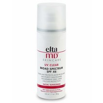 EltaMD 엘타엠디 유브이 클리어 페이셜 선스크린 브로드 스펙트럼 선크림 SPF 46 민감+트러블 피부용