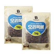 빈즈라이크 오리 목뼈 2kg 원료부터 까지 국내산, 2000g