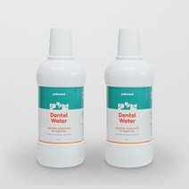 펫츠워드 덴탈워터 하루한컵 강아지 고양이 입냄새 구취 치석 관리 500ml 150ml, 2개