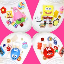 [애니팝몰] 200종 신발악세사리 세트모음 장식 실내화 파츠 LED 꿀조합 세트