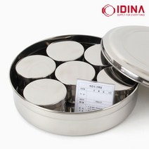 이디나 보존식용기 4. 스텐원형보존용기 원형 6p 小