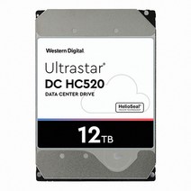 WD Ultrastar DC HC520 (HUH721212AL5204) 3.5 SAS HDD (12TB(AS5년)), 1개, 0GB, 선택하세요