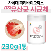 100억 유산균 사균체 파라 바이오틱스 포뮬러 락토 바실러스 플란타럼 김치 유산균 카제이 에시도 필러스 5세대 유산균 비타민 미네랄 프락토 올리고당 유익균 먹기 아미노산, 1통, 3g x   (하루 1스푼)