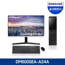 삼성전자 2022 데스크탑 5 + 24인치 LED모니터 패키지, S24R35A포함, G7400+RAM 16GB+NVMe 256GB, A-A24AB(블랙)