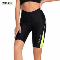 WOSAWE 여성 여름 자전거 5부 패드 반바지 사이클 복장 라이딩 의류