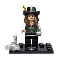 캐리비안의 해적 중세 영국 해군 상어 미니 피규어 블럭, 18.엘리자베스