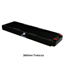 G1/4 3939알루미늄 라디에이터 PC 용 수냉 컴퓨터 케이스 GPU CPU RAM 쿨러 팬 히트 싱크 60/80/90/120/240/360mm 흑백, 09