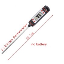 기상관측기 풍속계 장비 디지털 온도기 습도기 날씨 HTC-2 LCD 디지털 온도 습도 측정기 실내 야외 날씨, 한개옵션1, 02 Food Thermometer