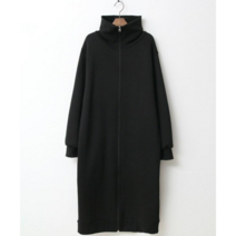 데일러뷰 국내산 터틀넥 롱 기모 박스 집업 목폴라 오버 루즈핏 66~88 겨울