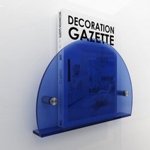 신문가판대 엽서진열대 화장실책꽂이 책전시대 잡지꽂이 벽걸이 형 수납 선반 아크릴 잡지 책장 두꺼운 투명 플로팅 디스플레이 욕실 주방 선반 정리함, 5