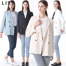 리스트 리스트 투버튼 스트레치 린넨자켓