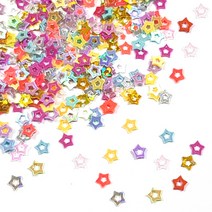 (주)아트인 홀로그램 스팽글(별B-50g), 11 멀티컬러