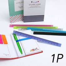 대학생노트 컬러 아크릴 삼각자 15Cm