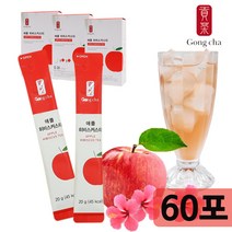 애플 히비스커스 농축원액 티 꽃차 공차 액상 스틱형, 단품