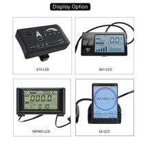 Ebike 부품 키트 컨트롤러 디스플레이 스로틀 PAS 1T4 케이블 250W 모터 전기 자전거 방수 플러그 36V 48, 05 36V 861LCD 20A, 04 Without throttle