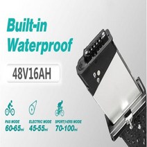 전기자전거 부품 ENGWE 전기 자전거 PRO 리튬 모터에 세금 48V13 16AH, 1개