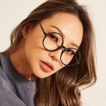LINEOUT 뿔테 안경 동글이 김구 빈티지 오버사이즈 GS