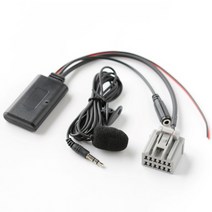 자동차 관련제품 자동차 블루투스 5.0 무선 전화 핸즈프리 AUX 어댑터 포드 Fiesta mk7 2008 마이크 포함, 한개옵션0