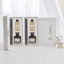 모먼트 디퓨저 선물세트 X2개+쇼핑백 /선물용 방향제 단체선물 답례품, 블랙체리, 블랙체리
