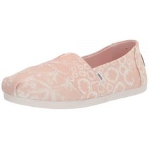 TOMS 여성용 알파르가타 3.0 로퍼 플랫 흐린 핑크 패치워크 바틱 프린트