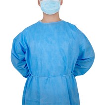 일회용 방역 격리 위생복 방문자가운 부직포 10장, 사은품 3중 필터 마스크 10매 포함, 10개