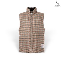 남성 Harris Tweed 구스다운 베스트 남자 가을 겨울 조끼 MD31-HZJU3D408I2 200694
