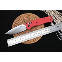 샌드위치판넬 부자재 여러 색상 s30v 블레이드 benchmade 535535s bugout 접는 나이프 섬유 핸들 야외 안전 방어 휴대 포켓 나이프, 4번