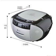 롯데 AM FM MP3 CD 카세트 플레이어 PINGKY-880 AUX