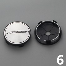 4pcs 60mm/55mm 클립 vossen 엠 블 럼 스티커 휠 센터 캡 자동차 커버 바퀴에 대 한 허브 뚜껑 유니버설, Chrome blank cap