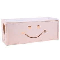 OMT 대형 멀티탭 정리 보관함 스마일, 1개