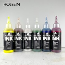 홀베인 아크릴 잉크 액상 아크릴물감 100ml, AI911번트시엔나