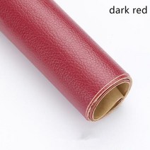 소파 수리 패치에 대한 자체 접착 가죽 가구 테이블 의자 스티커 좌석 가방 신발 침대 수정 수선 PU 인조 가죽 피부, dark red+25x30cm