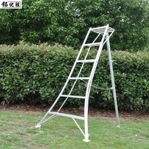 과일따기 사다리 과수용 농업 정원 접이식 농자재 조경사다리, 6단계-2.08미터-단일지원막대