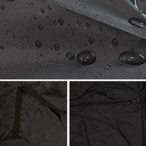 보트방수커버 선외 모터 엔진 보트 커버 블랙 210D 옥스포드 방수 방지 스크래치 선외 엔진 수호자 캔버스, 01 15HP-silver