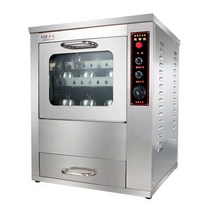전기통닭구이 바베큐기계 닭 로스팅 그릴 회전 기계, 1단 18컵 접시 1개