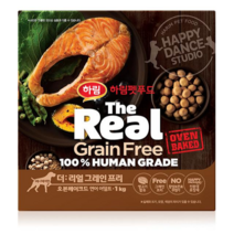 (최저가 보장 / 서울경기 익일 새벽배송) 하림 펫푸드 더리얼 그레인프리 오븐베이크드 어덜트 강아지 사료, 10kg, 연어