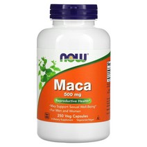 나우푸드 마카 500mg 250식물성 캡슐, 100 개