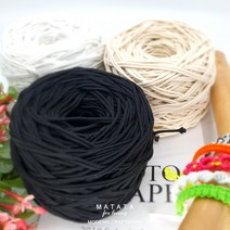 마크라메 재료 폴리 우동끈 매듭실 팔찌 만들기 실팔찌 매듭끈(1mm-3mm), 화이트(폴리), 2mm