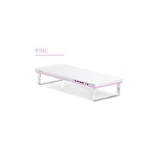 제닉스 ZIGNUM 다기능 모니터받침대 M-DESK F1, PINK, 1개