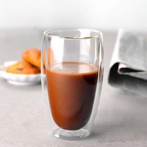 이중유리컵 250ml 음료잔 커피잔 카페잔 식기 머그컵, 단품, 단품