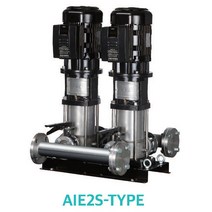 AIE2S-30401 단상220V 고효율 개별인버터 부스터펌프 1.5마력 양정43M 구경50mm 양수량 220LPM (32M) 부스타펌