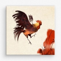 아트박스/꾸밈 iw291-닭_동양화_노프레임, 타입선택:B타입