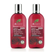 Dr Organic 닥터 오가닉 로즈 오또 샴푸 265ml 2팩 Rose Otto Shampoo, 2개