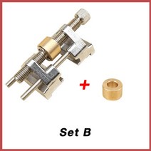 호닝가이드 날연마메이클 황동/스테인레스 스틸 호닝 가이드 지그 치즐 사이드 클램핑 고정 각도 목재 대패, 04 set B