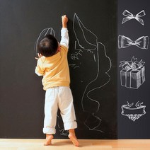 붙이는 칠판 화이트 보드 롤 시트지, 메모시트지, 블랙 120x200