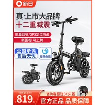 전기자전거접이식 가성비전기자전거 삼륜 접이식 세발 전기자전거 Xinri 전기 자전거 자동차 운전 리튬 배터리 초경량 오토바이, [03] 고급 버전/15A 수입 순수 전기 배터리 수명, [01] 48V, [01] 0아