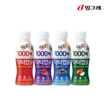 빙그레 요플레 닥터캡슐 1000배 16개입 플레인 사과 베리믹스 포도 택, 닥터캡슐 플레인 16개입
