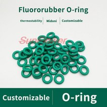 O-링 5PCS CS 3.5mm 불소 고무 FKM 씰링 OD10mm-180mm 씰 가스켓 링 부식 방지, 14 OD 23mm_01 CS 3.5mm (5pcs)